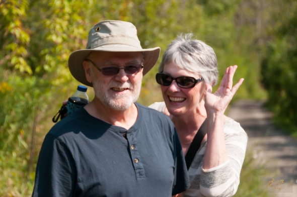 _LEP5595 - Bien sûr, une des raisons majeures de notre voyage, passé du temps avec nos bons amis, Gilbert et France! Tout le monde était bien heureux!